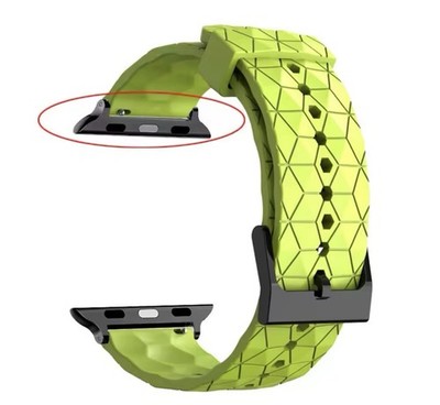 Armband Apple Watch Ultra 4 5 6 7 8 9 3D Blox Hochwertig Neon Grün Händler #18