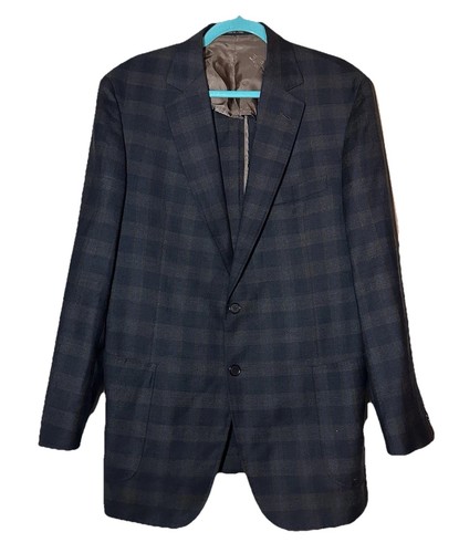 Veste Sport (sport Coat) Sartoria D'Alisa Sur Mesure - Taille M, Bleue, Occasion Très Bon état, Doublure Cupro