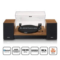 Lenco LS-310 Turntable Speakers  Vinyl Record Player Sound System