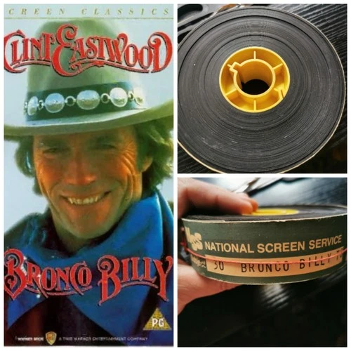 bronco billy 1980 rare 35 mm original trailer reel red faded clint eastwood