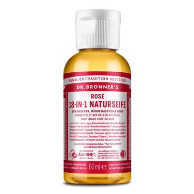 Rose - 18in1 Naturseife 60ml | DR. BRONNER