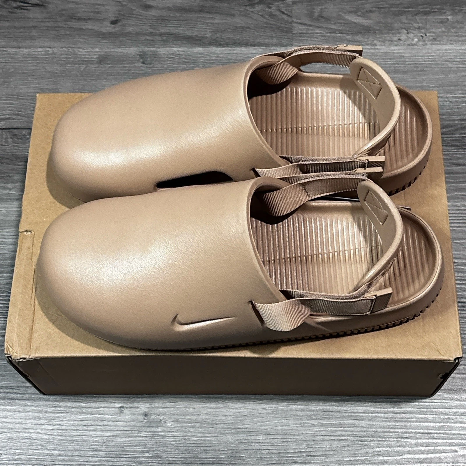 Nike Slides Uomo 11 e Donna 12 Unisex Nike Calm Hemp Mule NA Style FD5130 200