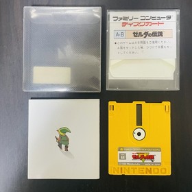 The Legend of Zelda With Sticker Nintendo Famicom Disk System 1986 FMC-ZEL Rare