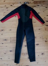 Realon Blk/red Insulated Unisex Kids Wetsuit Size M