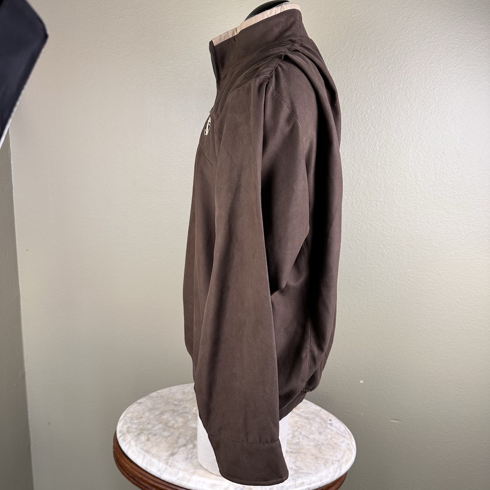 Zero Restriction 1/4 Zip pullover Jacket  Men L B… - image 9