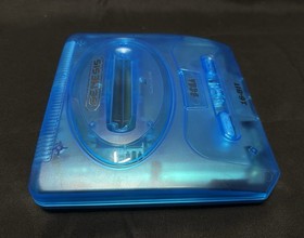 Sega Genesis 2 CUSTOM Console Bundle ~ Translucent Blue 🔥~ Cleaned & Tested