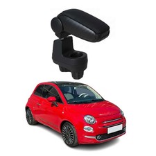 Mittelarmlehne Armlehne für Fiat 500 500C 2016-21 Facelift Modelle PU-Leder ABS
