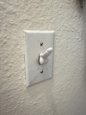 Funny White Light Switch Cover Set   3D Print...