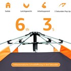 Campingzelt Kuppelzelt Pop-Up Zelt 4 Personen Automatik Wurfzelt Camping