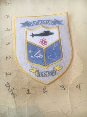 US NAVY USS Scorpion SSN-589 Submarine Patch 8/8/25