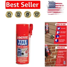 Water-Resistant Polyurethane Foam Sealant - 12 fl oz for Indoor & Outdoor Use