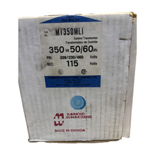 Hammond MT350MLI 350VA Control Electrical Transformer 208/230/460V to 115V