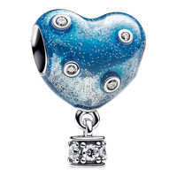 Pandora Moments Charm HeißLuftballon Herz Blau 793595C01