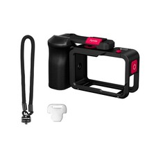 Aluminum Handheld Case Cover w/ Hand Grip For DJI Action 3 4 5 Pro Camera Parts