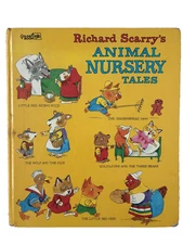 1975 Vintage Hardcover Golden Book Richard Scarry's Animal Nursery Tales