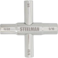 Steelman 4-Way Sillcock Key 61383 Steelman 61383 099198613833 Steel