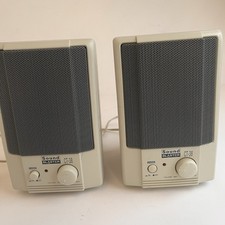 Vintage Creative Sound Blaster SBS38 Computer Speakers CT-38 White 90sNot Tested