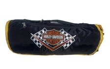 Harley Davidson flag checker water proof picnic blanket 56"x53" New