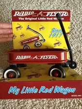 Radio Flyer Original Little Red Wagon Toy. Model 901. Toy or Floral keepsake