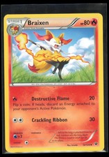 Braixen 12/124 Uncommon Regular Fates Collide LP