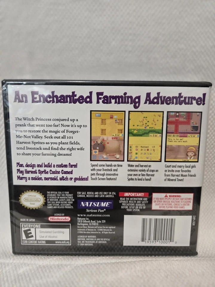 Harvest Moon DS (Nintendo DS) Lite DSi XL 3DS 2DS ¡NUEVO Y Precintado! Foto 4 de 4
