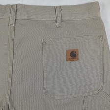 NEW Carhartt Washed Duck Work Dungarees Original Fit Mens Size 38
