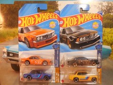Hot Wheels BMW LOT 4 635 CSi 2002 WILD WIDEBODY 70's VS 80's VARIATION FREE SHIP