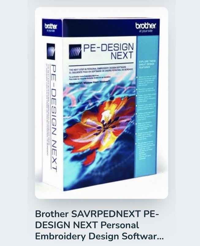 Brother PE-Design Next Embroidery Software **New Never Removed From Box*