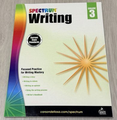 Spectrum Writing Workbook Grade 3 - NEW