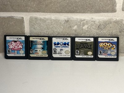 Nintendo DS 5 BUNDLE/ Bionicle/brave/spore/zoo Tycoon 2/ Tested