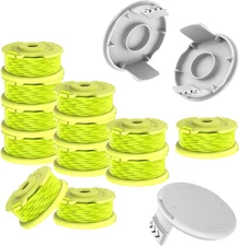 15 Pcs AC80RL3 Replacement Spools, 11Ft .080 Trimmer Line Fit for Ryobi One Plus