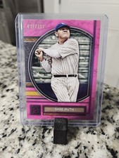 2025 Topps Museum Collection Babe Ruth Pink Sapphire #/199 Yankees