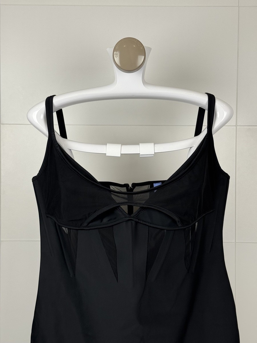 MUGLER & H&M Women's Black Corset style Mini Dress Black Size L