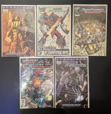 Transformers Comic Book Lot  Collection Collectible IDW Optimus Bumblebee 