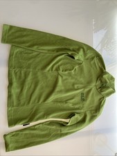 Jack Wolfskin XS 34 FLEECE Nanuk grün Pullover Sweatshirt Layer Damen Outdoor