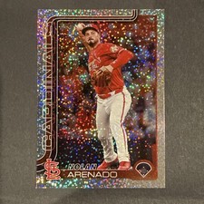 2025 Topps Series 1 Celebration CONFETTI Rainbow Foil NOLAN ARENADO #101