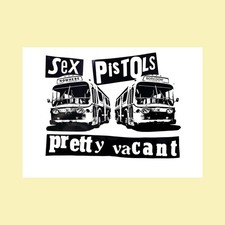 SEX PISTOLS 'PRETTY VACANT' SINGLE PUNK POSTER reproduction