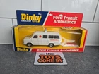 Vintage Dinky Toys 274 Ford Transit Ambulance With Stretcher In Original Box