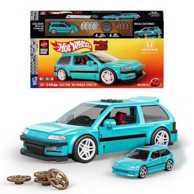 Mattel Brick Shop Hot Wheels Speed Series Custom '90 Honda Civic EF