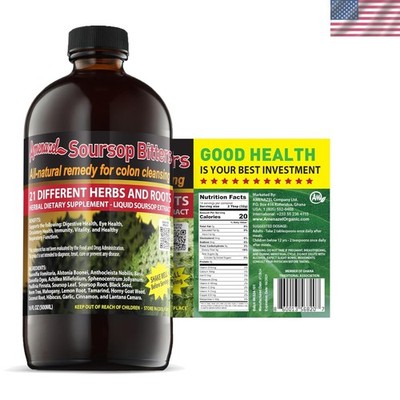 Organic Soursop Bitters, 16 fl oz