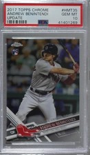 2017 Chrome Update Target Exclusive Rookie Debut Andrew Benintendi PSA 10 0a1