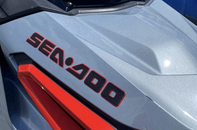 SEA DOO custom 3d domed Gel For Front Sides of hood. Send Message With the Color