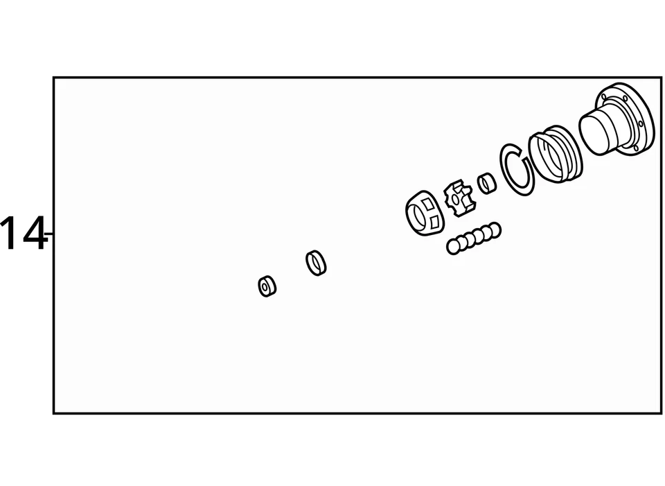 Ford F-150 2004-2008 eje pasajero delantero CV C/V PTLZO Foto 3 de 3