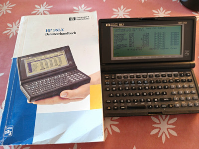 Hewlett Packard HP 95LX Palmtop PC 1MB RAM inkl. Benutzerhandbuch