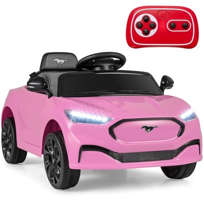 Licensed Ford Mach E Electric Vehicle w/Parent Control, LED Lights, Horn, Music