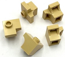 Lego 5 New Tan Arch Arched 1 1/2 x 1 1/2 Corner Parts