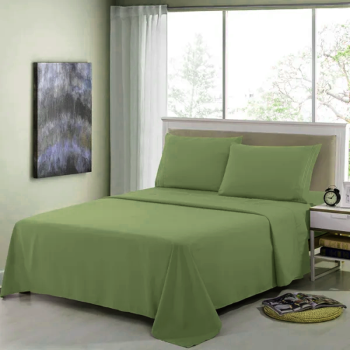 Luxury 4 Pcs Bed Sheet 1900 Count 100% Egyptian Comfort 14” Deep Pocket Bed Set - Picture 28 of 47
