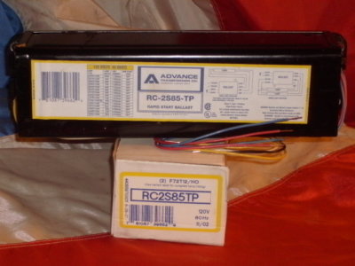 2 ADVANCE//PHILIPS RC2S85TP RAPID START BALLAST FOR F72T12 LAMPS 120V//60Hz
