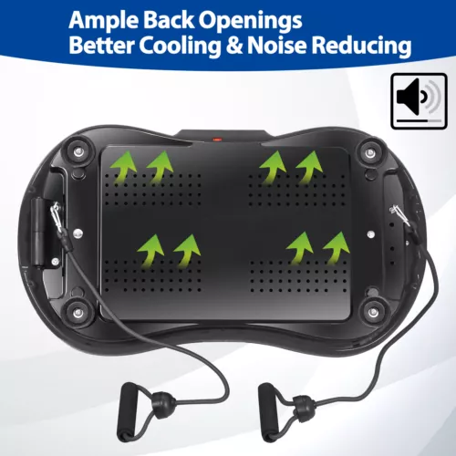 Máquina de Ejercicio Compacta Vibration Plat Todo el Cuerpo con Control Remoto Negro/Blanco/Rojo - Imagen 15 de 32