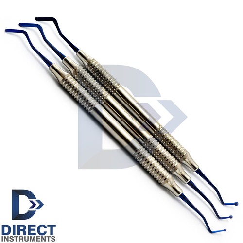5-Pack Dental Ball Burnisher Instruments - Amalgam & Composite Filling Tools